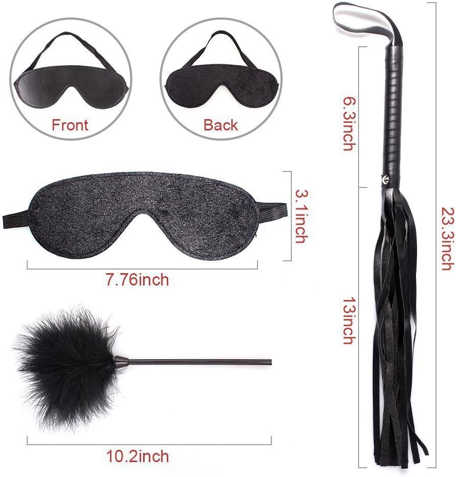 Kit BDSM ajustable con 10 piezas