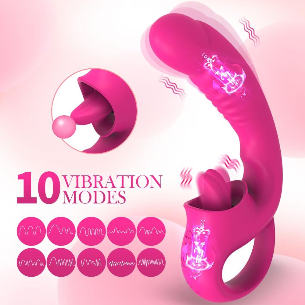 Vibrador Punto G con Estimulador de Clítoris 2 en 1