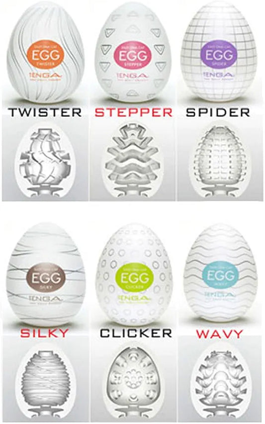 Masturbador Tenga Egg 6 diferentes texturas