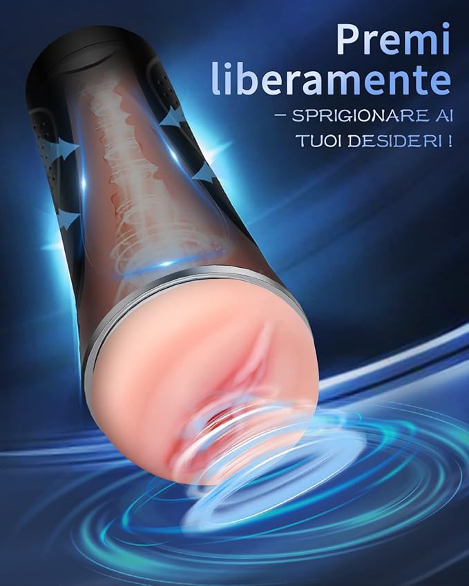 Masturbador Becca Copa Automática Vagina Realista