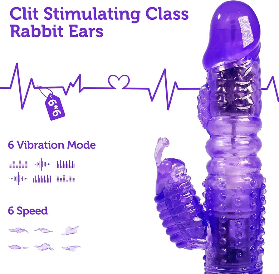 Vibrador Rabbit sube y baja