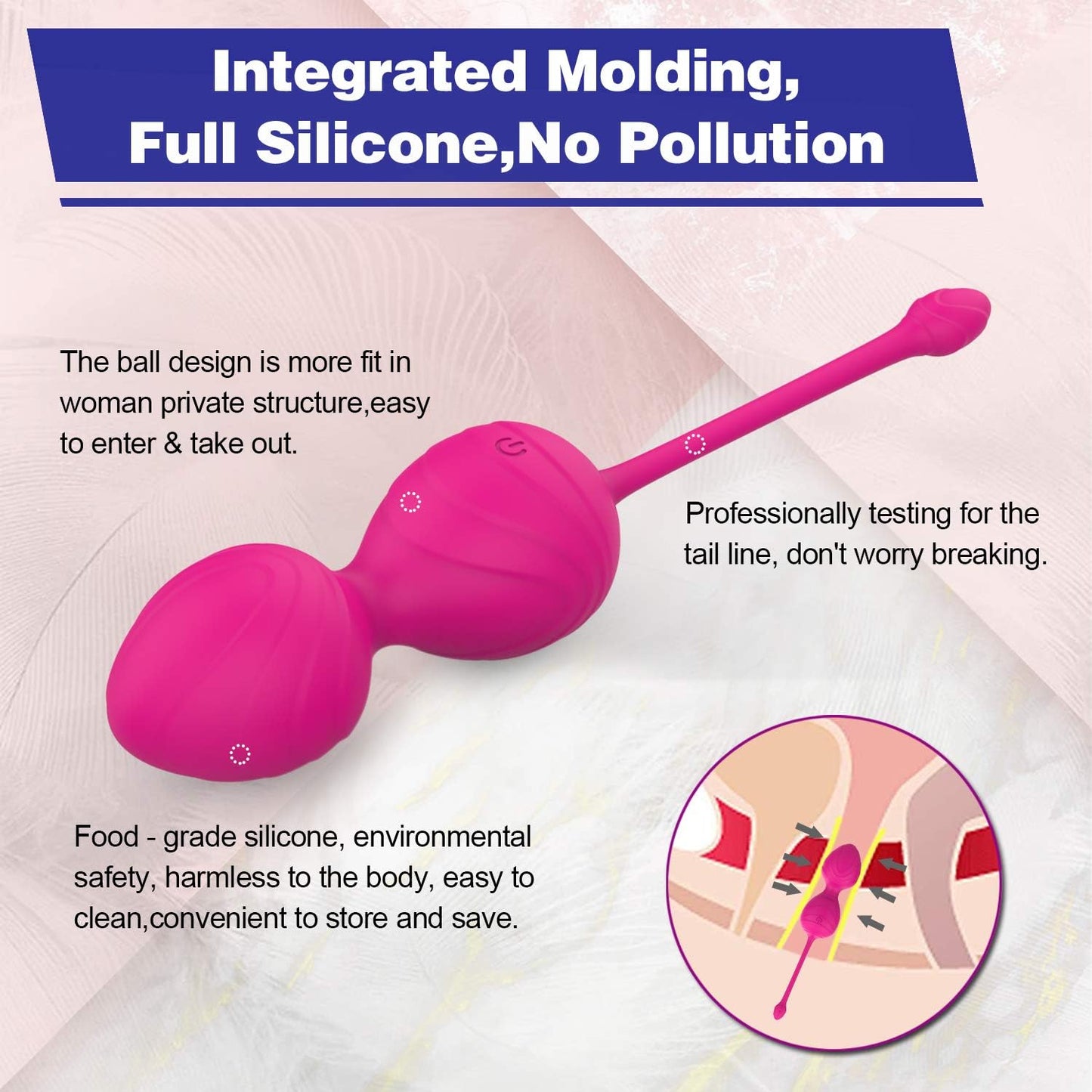 Set de Bolas de Kegel con Vibración y Control Remoto  Entrenamiento Progresivo