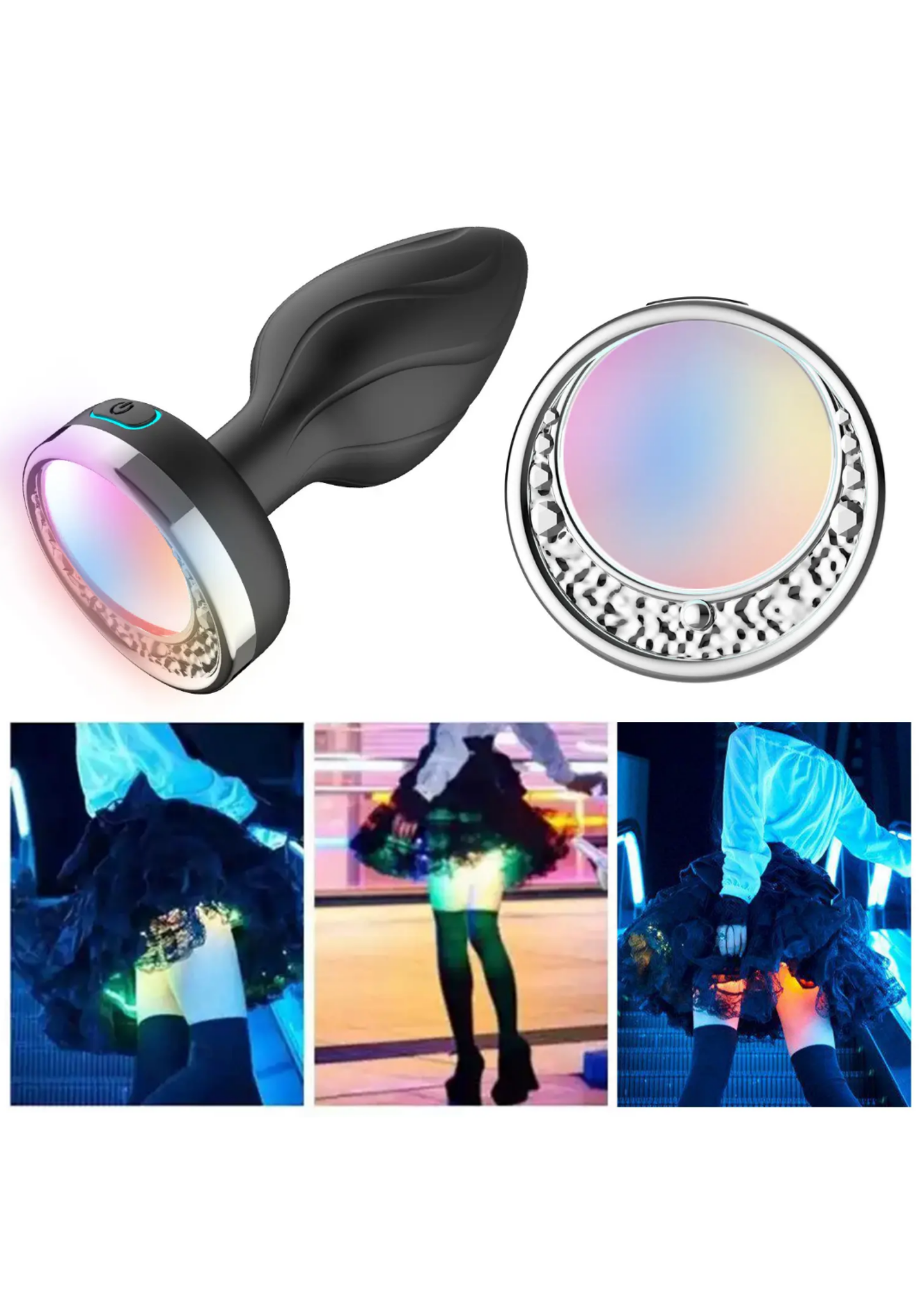 Plug Anal Inteligente con Vibración, Luz LED y Control Remoto/App A distancia