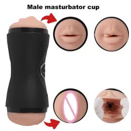 Masturbador  Hismith  realista 2 en 1 Boca/Vagina
