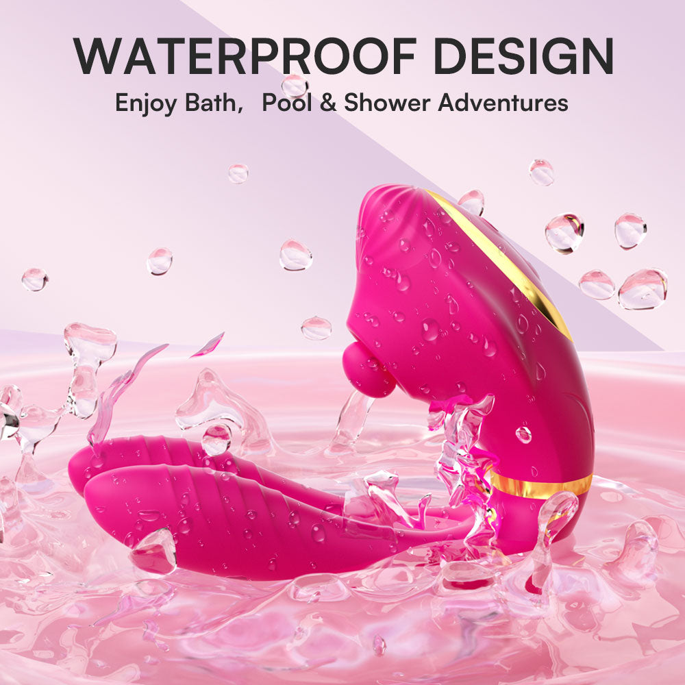 Vibrador de Doble Estimulación con App — Control Remoto 3 en 1