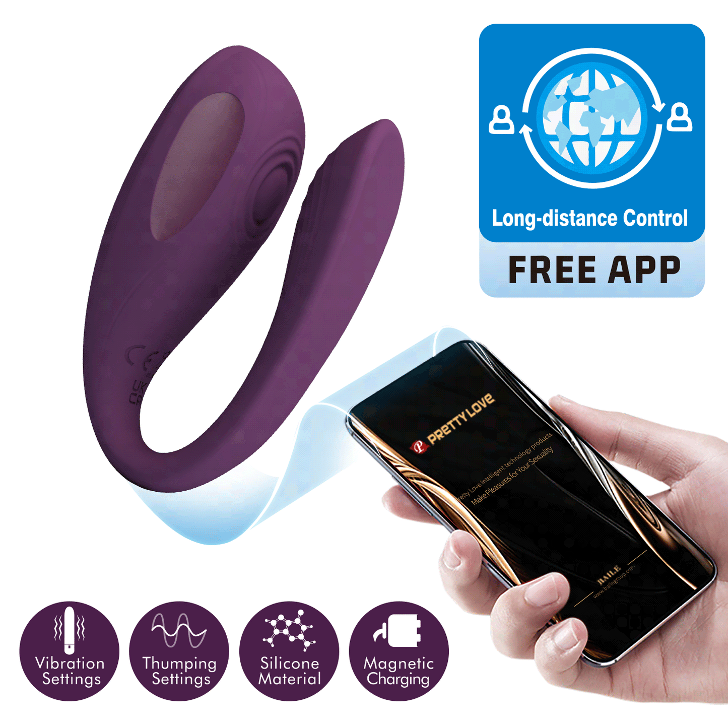 Pretty Love Aari — Vibrador Inteligente con Control por App