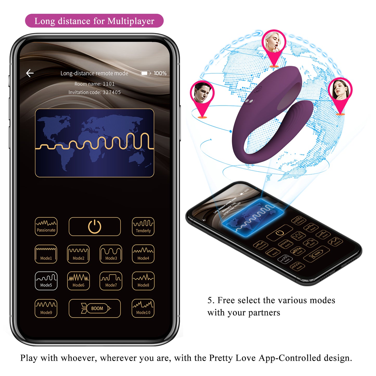 Pretty Love Aari — Vibrador Inteligente con Control por App