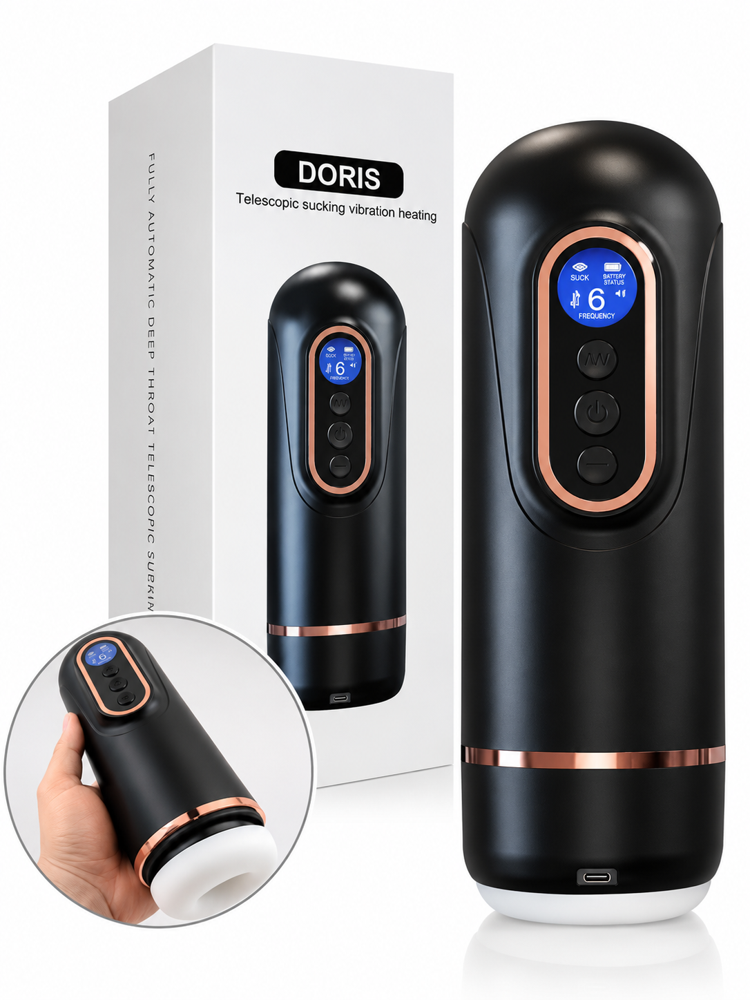 Doris Masturbador Automático Inteligente 5 en 1