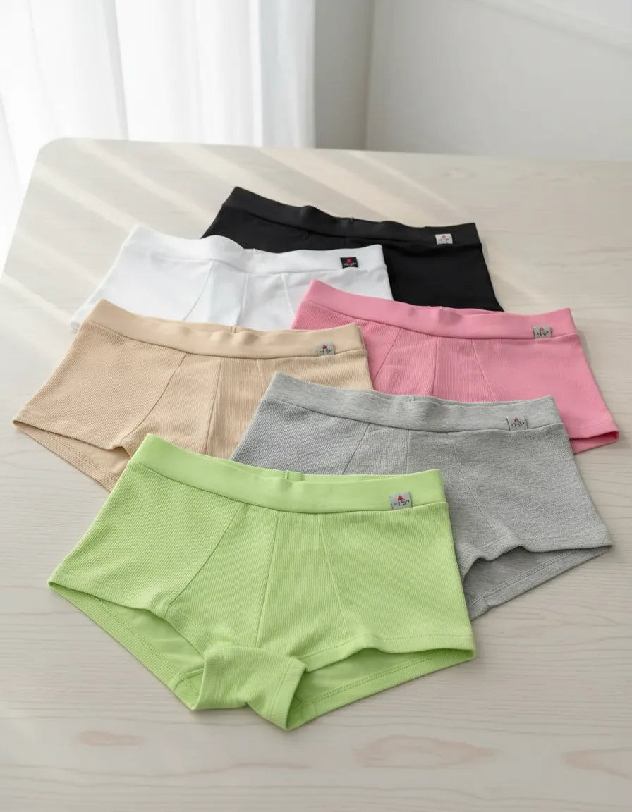 Art. 17 Pack x3 Mini Short De Algodón Y Lycra