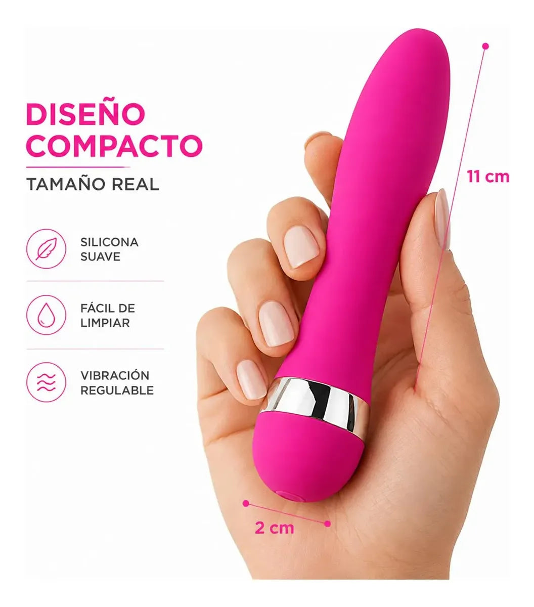 Mini Vibrador Pink Multizona – 6 Estilos Diferentes