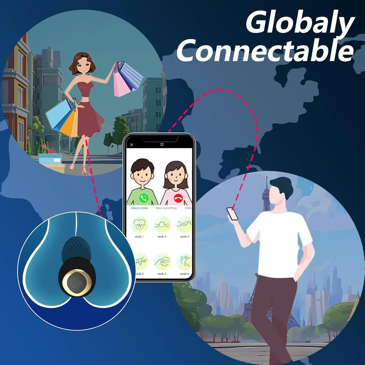 Plug Anal Inteligente con Vibración, Movimiento 360° y Control por App