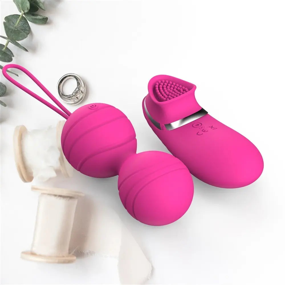 Bola Kegel Vibradoras con Control Remoto — Doble Vibración, 10 Modos