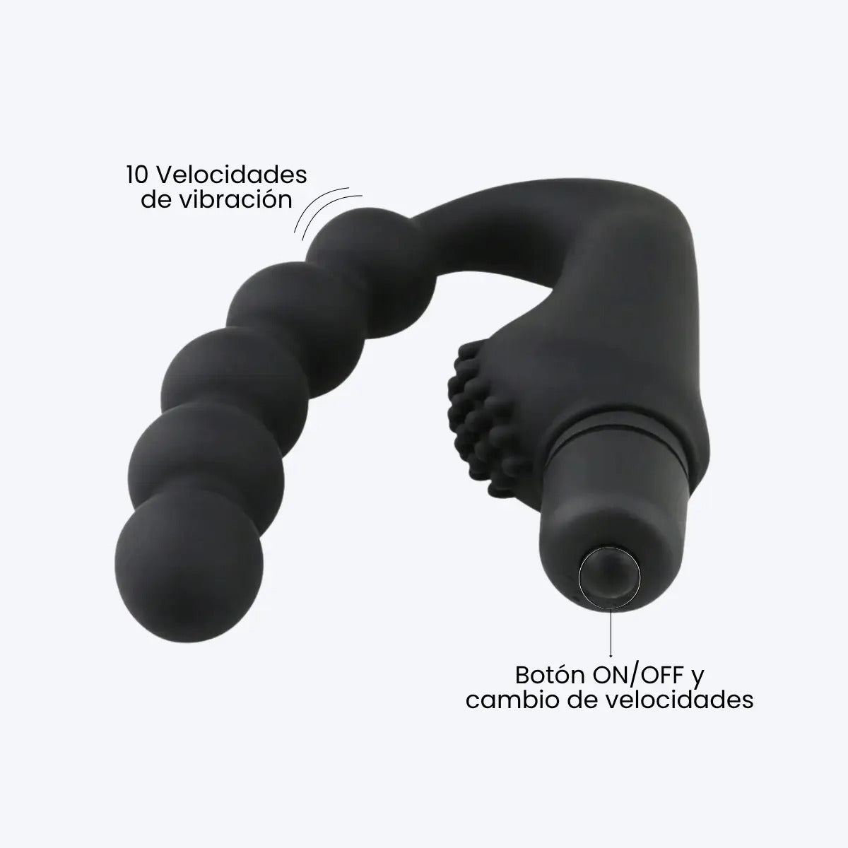 Perlas Anal Vibratorias Estimulador de Próstata 10 modos de vibracion