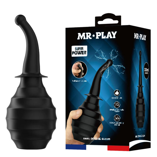Ducha Anal 330ml Boquilla Curva — Mr. Play BLKM6