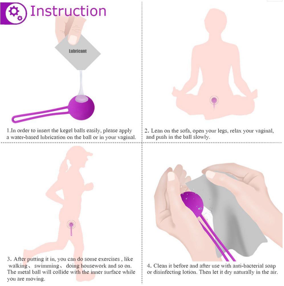 Set de Bolas de Kegel de Silicona — Entrenamiento de Suelo Pélvico (3 Niveles Progresivos)