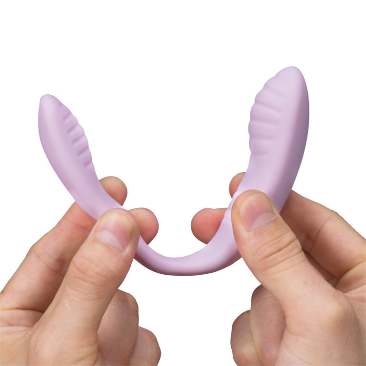 Vibrador Doble Tipo U con Control Remoto + 10 Modos