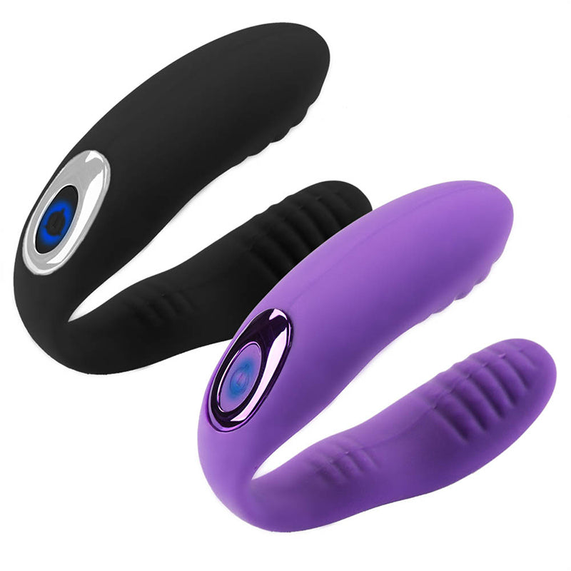 Vibrador Doble Tipo U con Control Remoto + 10 Modos