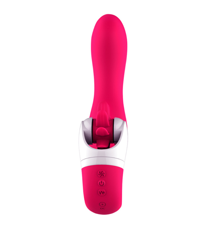 Vibrador 2 en 1 Doble Estimulación Interna y Externa con Rotación y Vibración