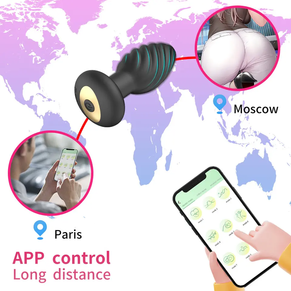 PLUG ANAL VIBRADOR CON CONTROL APP