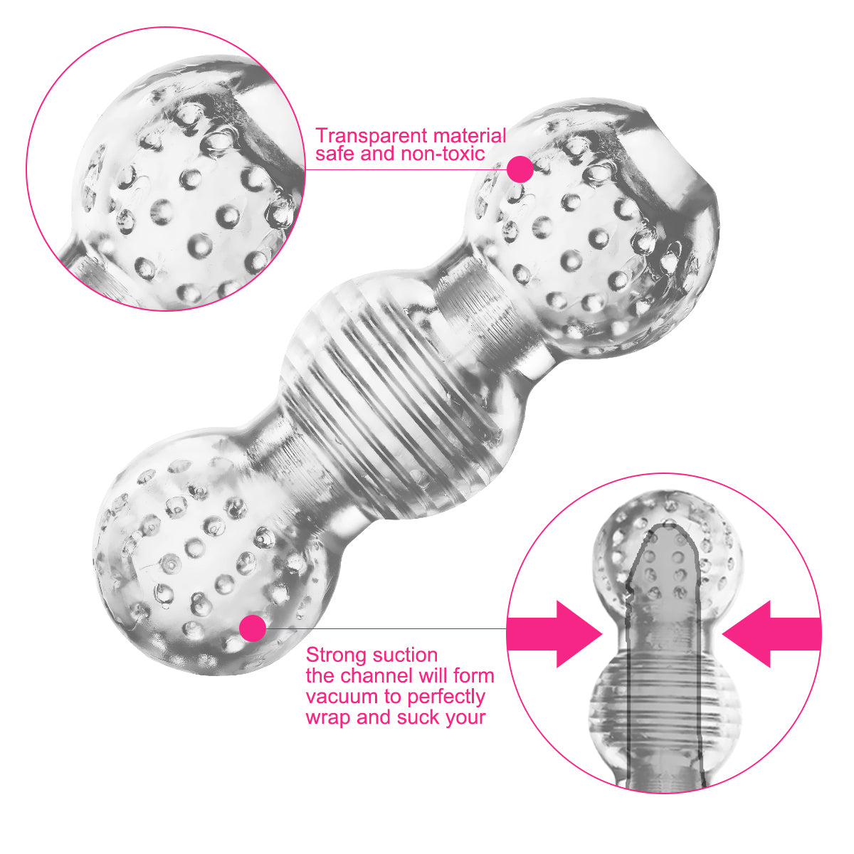 Masturbador Manual Masculino 3D – Textura Realista