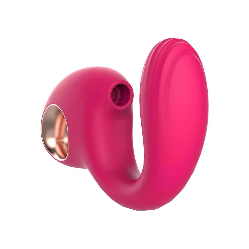 Vibrador de Succión + Punto G - 10 Modos Silicona Médica  100% Impermeable