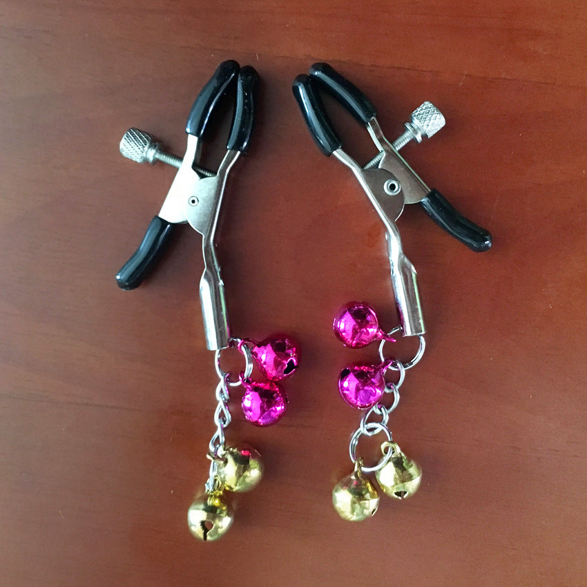 Pinzas Ajustables para Pezones con Cascabeles Decorativos BDSM
