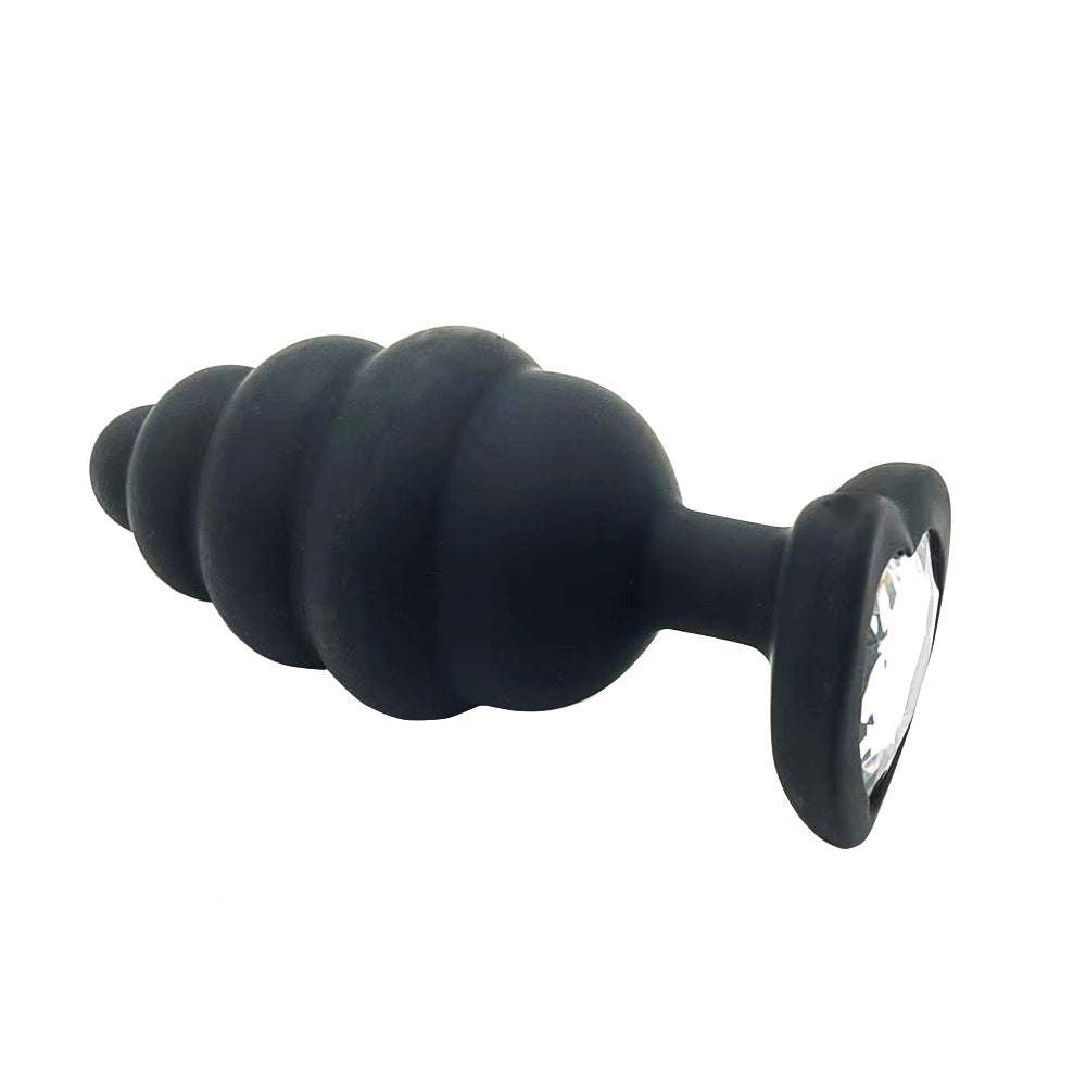 Kit de Plugs Anales de Silicona – Set x3 con Base Decorativa