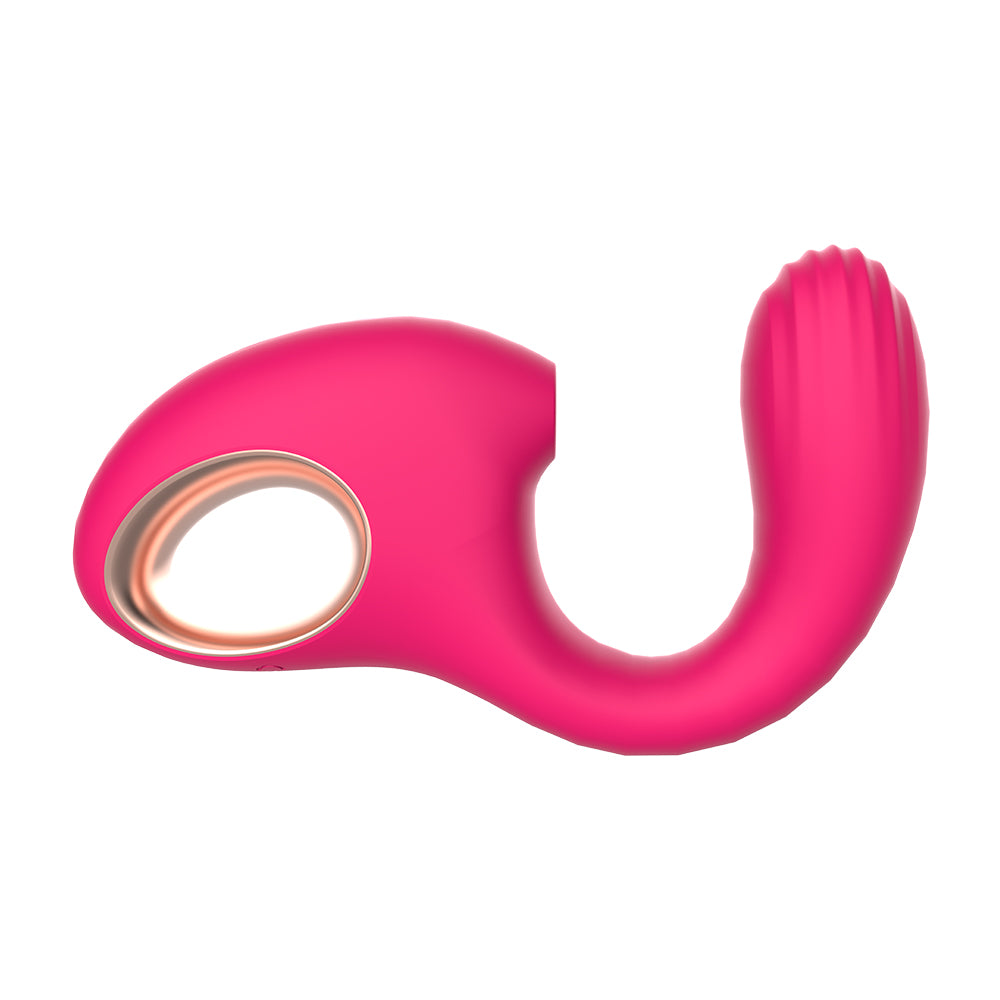 Vibrador de Succión + Punto G - 10 Modos Silicona Médica  100% Impermeable