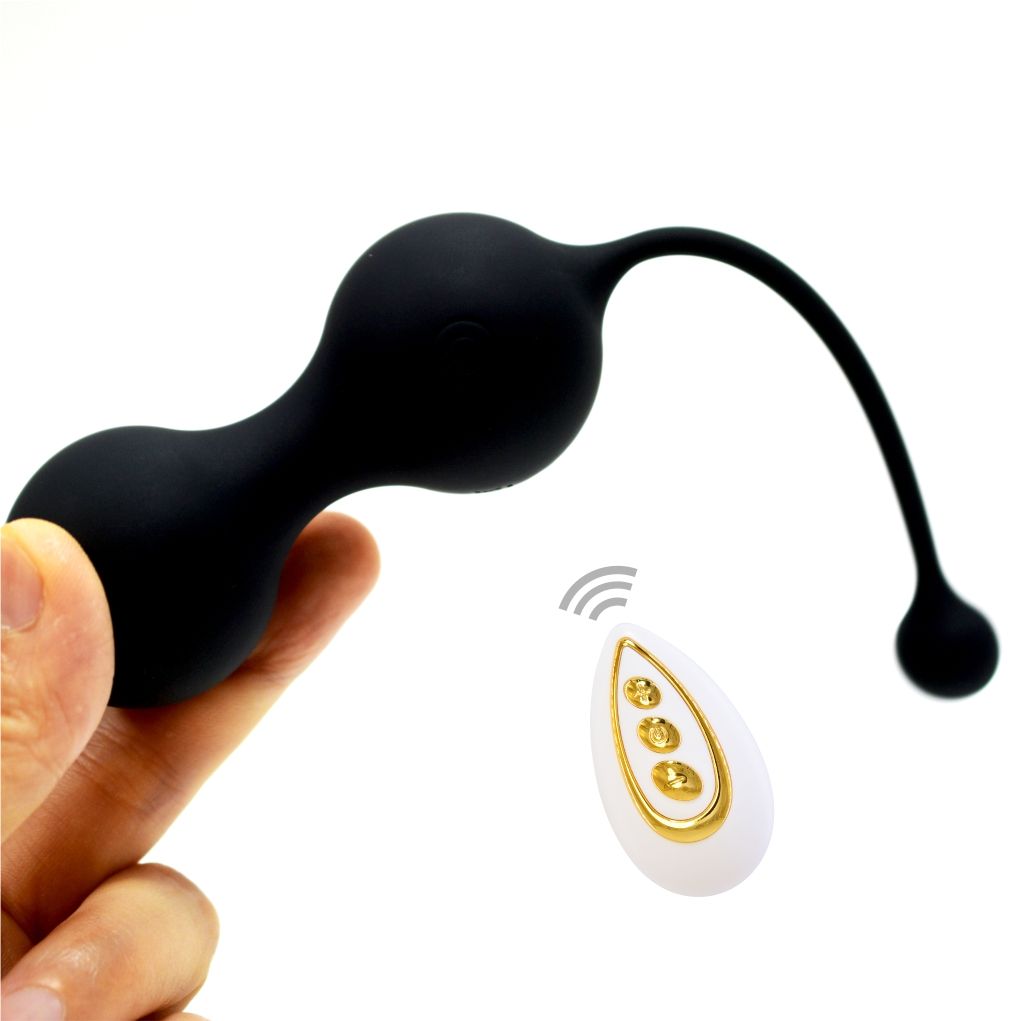 Bola de Kegel Vibradora Doble con Control Remoto — Recargable USB