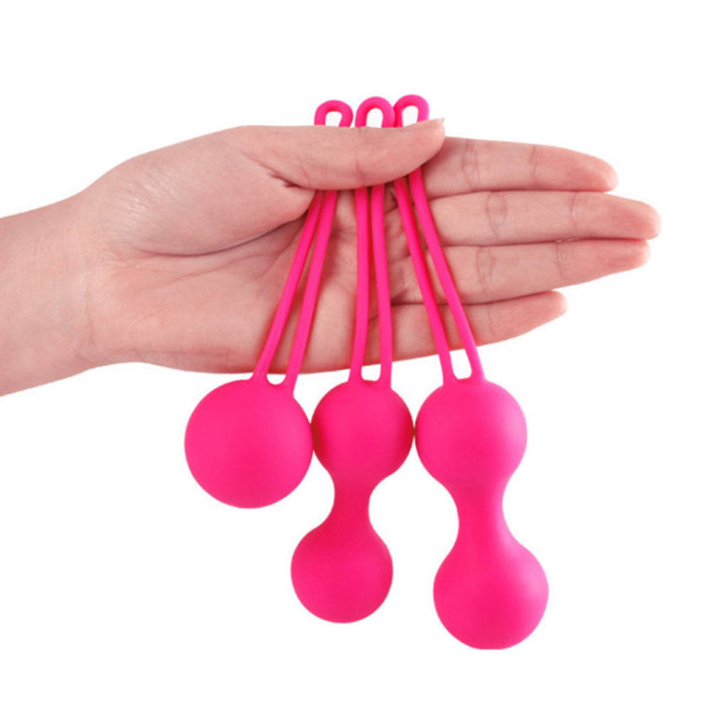 Set de Bolas de Kegel de Silicona — Entrenamiento de Suelo Pélvico (3 Niveles Progresivos)