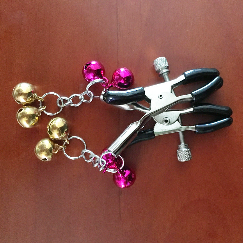 Pinzas Ajustables para Pezones con Cascabeles Decorativos BDSM