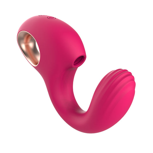 Vibrador de Succión + Punto G - 10 Modos Silicona Médica  100% Impermeable