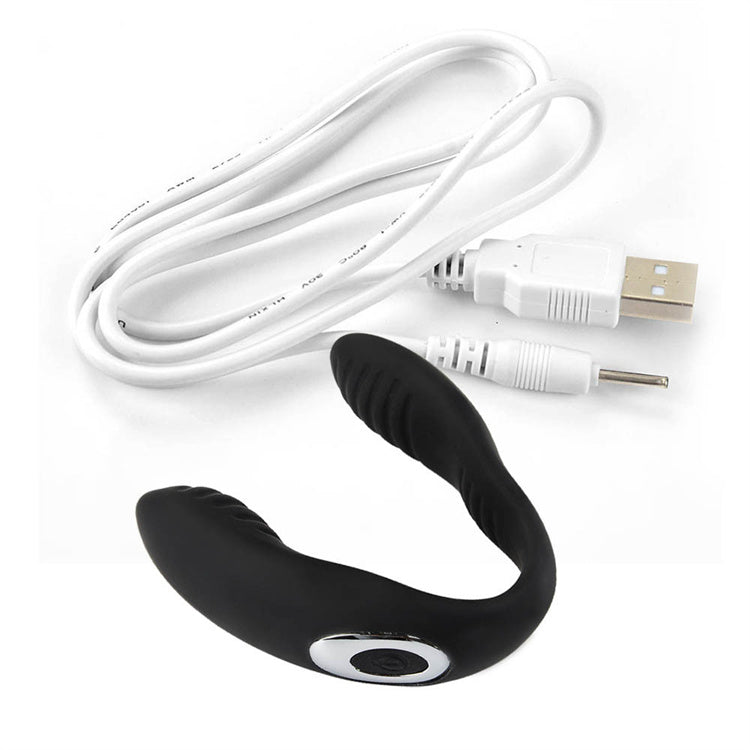 Vibrador Doble Tipo U con Control Remoto + 10 Modos