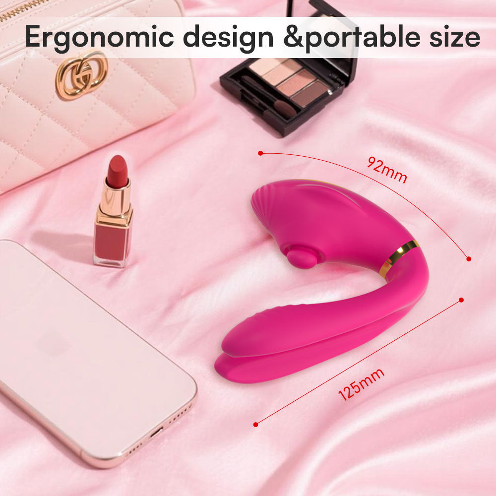 Vibrador de Doble Estimulación con App — Control Remoto 3 en 1