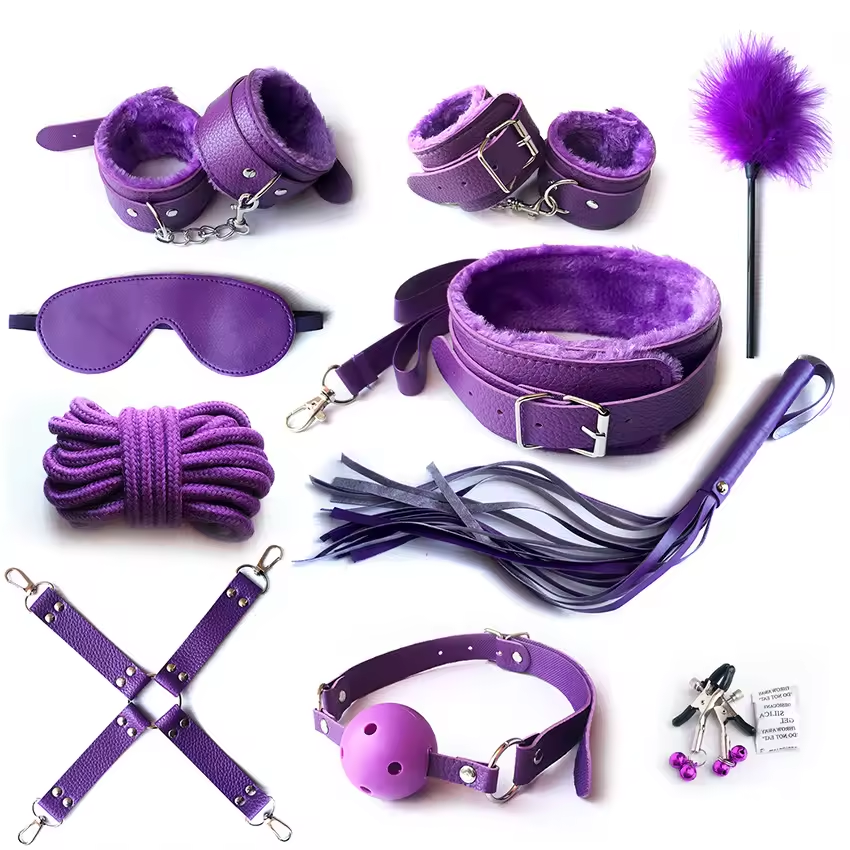 Kit BDSM ajustable con 10 piezas