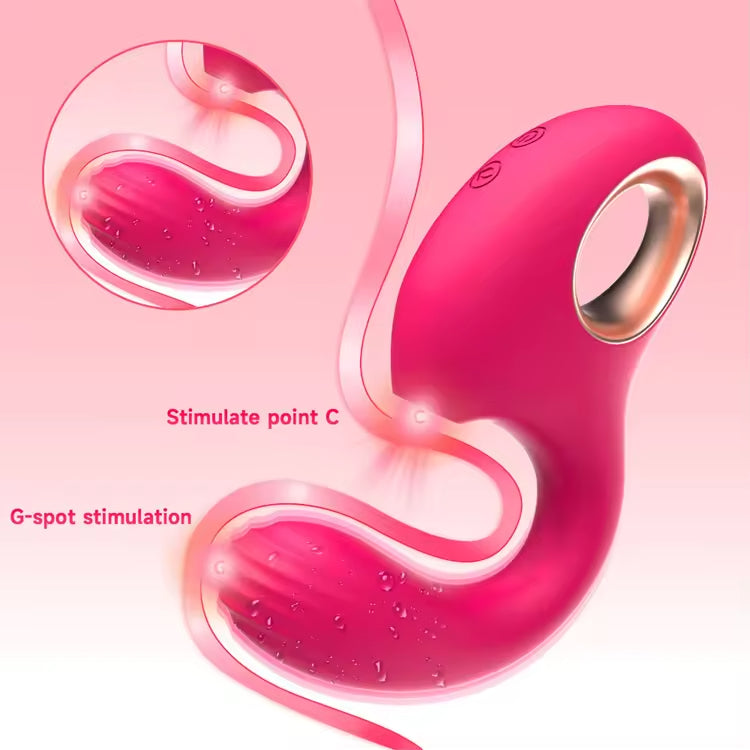 Vibrador de Succión + Punto G - 10 Modos Silicona Médica  100% Impermeable