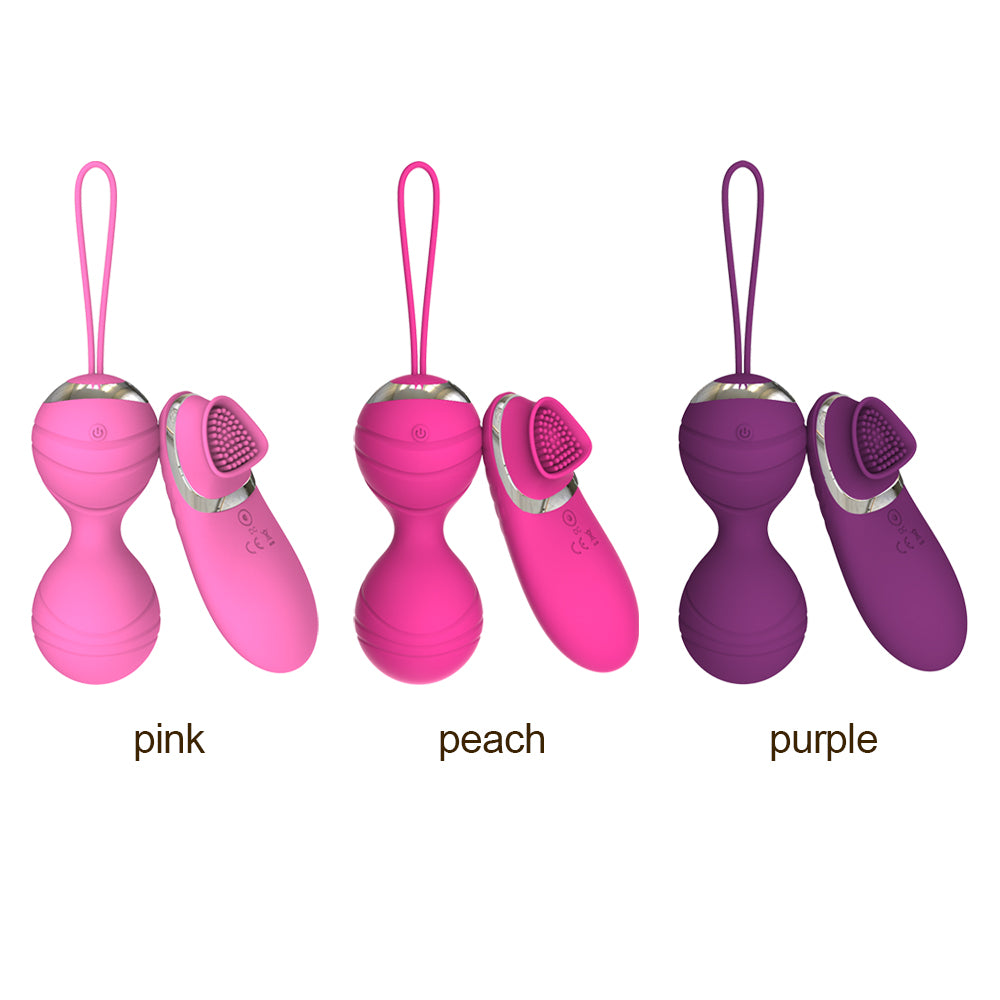 Bola Kegel Vibradoras con Control Remoto — Doble Vibración, 10 Modos