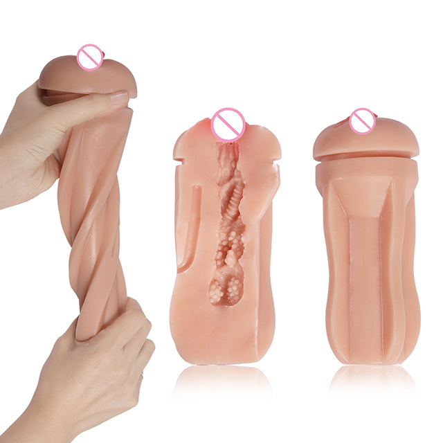 Shequi Masturbador Masculino con Vibración y Gemidos Integrados – Recargable USB