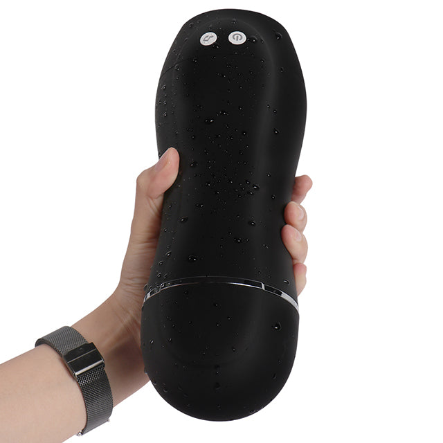 Shequi Masturbador Masculino con Vibración y Gemidos Integrados – Recargable USB