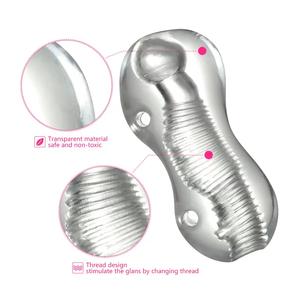 Masturbador Manual Masculino 3D – Textura Realista