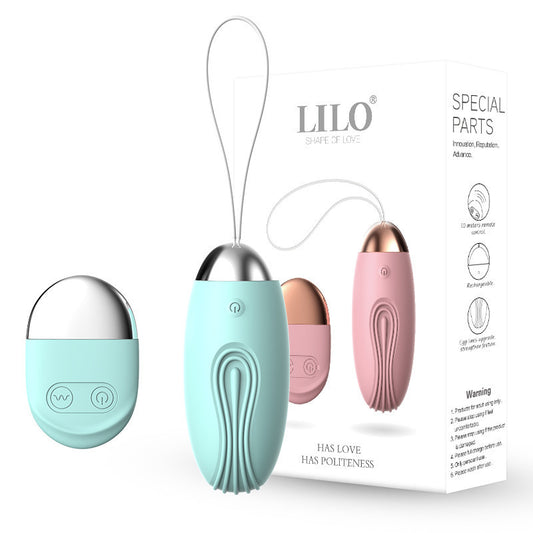 Huevo Vibrador Recargable LILO — 10 Modos con Control Remoto