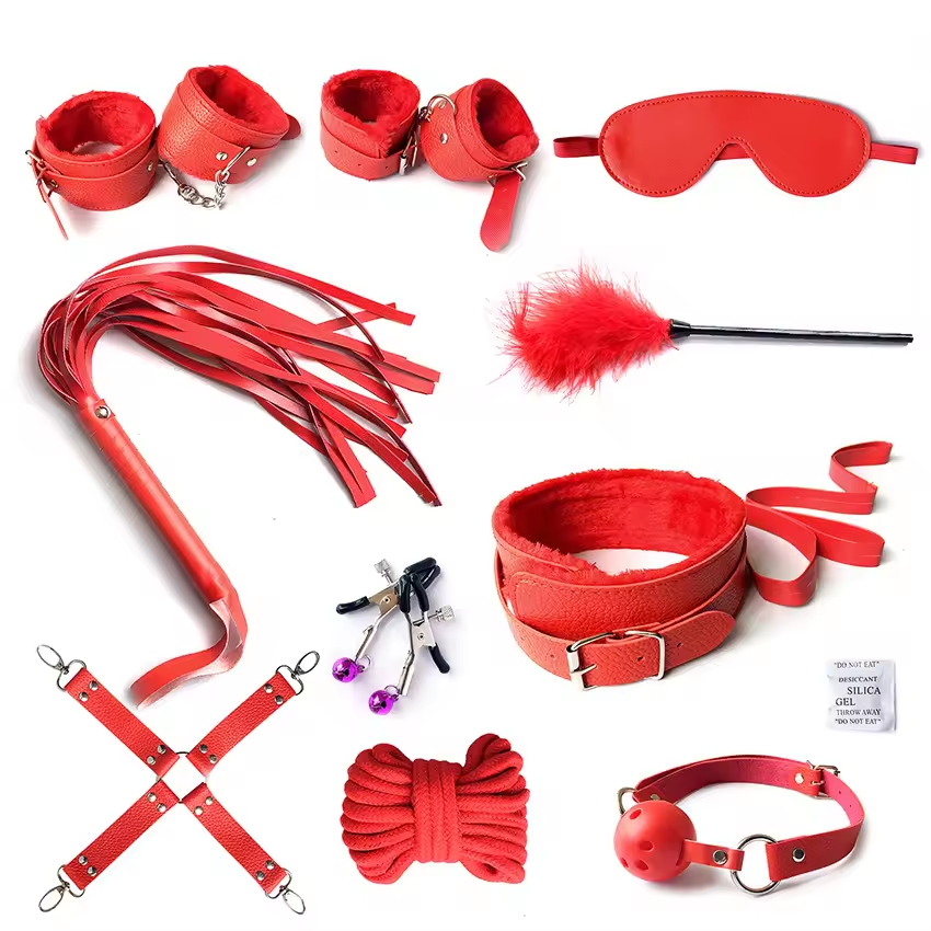 Kit BDSM ajustable con 10 piezas
