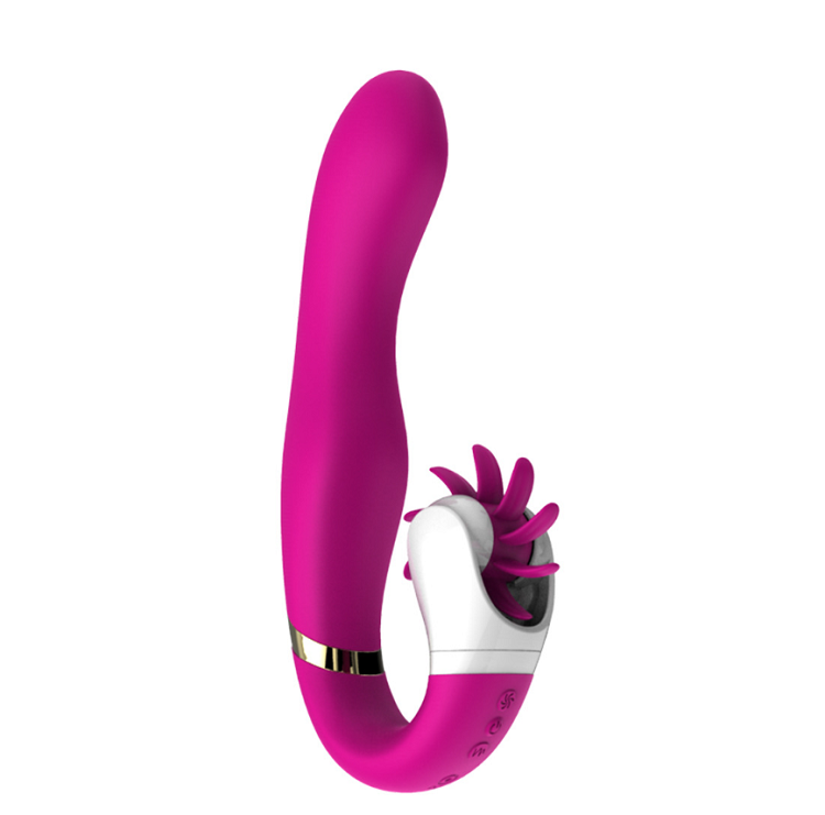 Vibrador 2 en 1 Doble Estimulación Interna y Externa con Rotación y Vibración