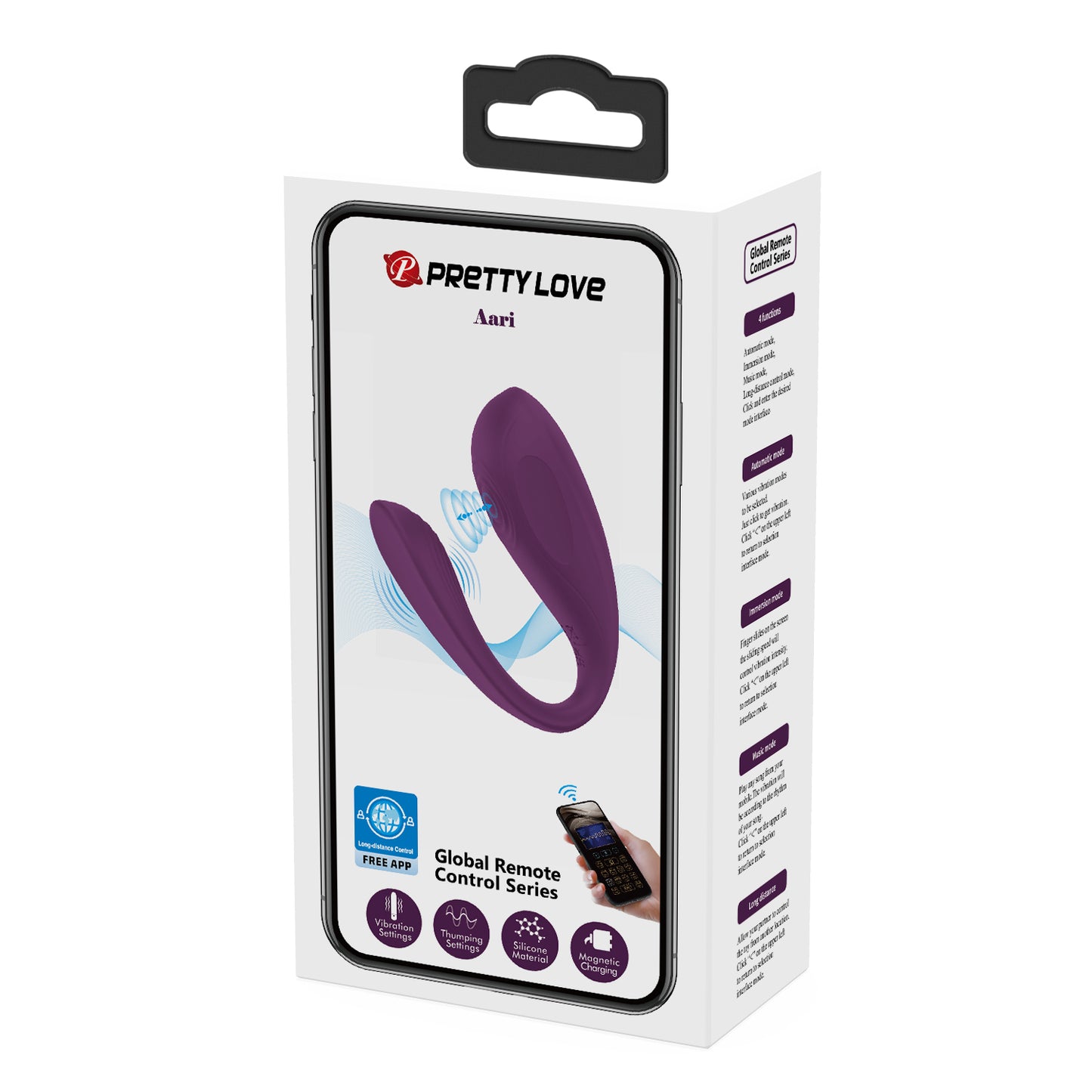 Pretty Love Aari — Vibrador Inteligente con Control por App