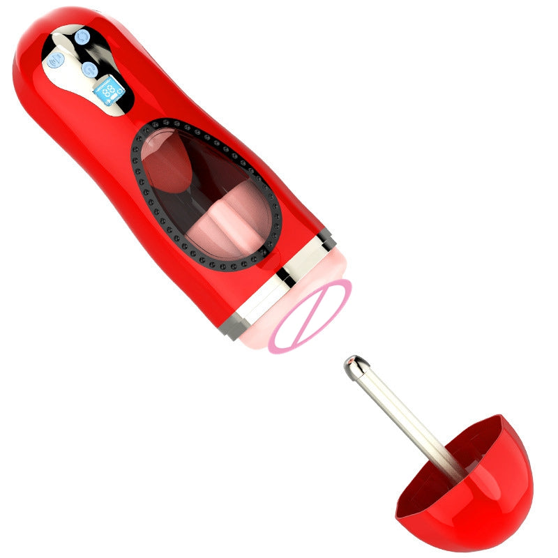 Masturbador Masculino Automático Claire 4 en 1 con Vibración, Calentamiento y Sonido de gemido  Integrado