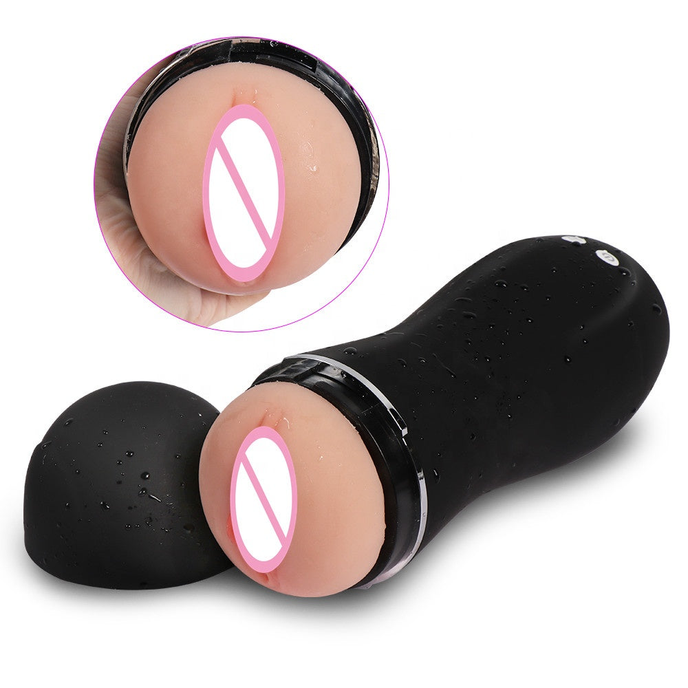 Shequi Masturbador Masculino con Vibración y Gemidos Integrados – Recargable USB