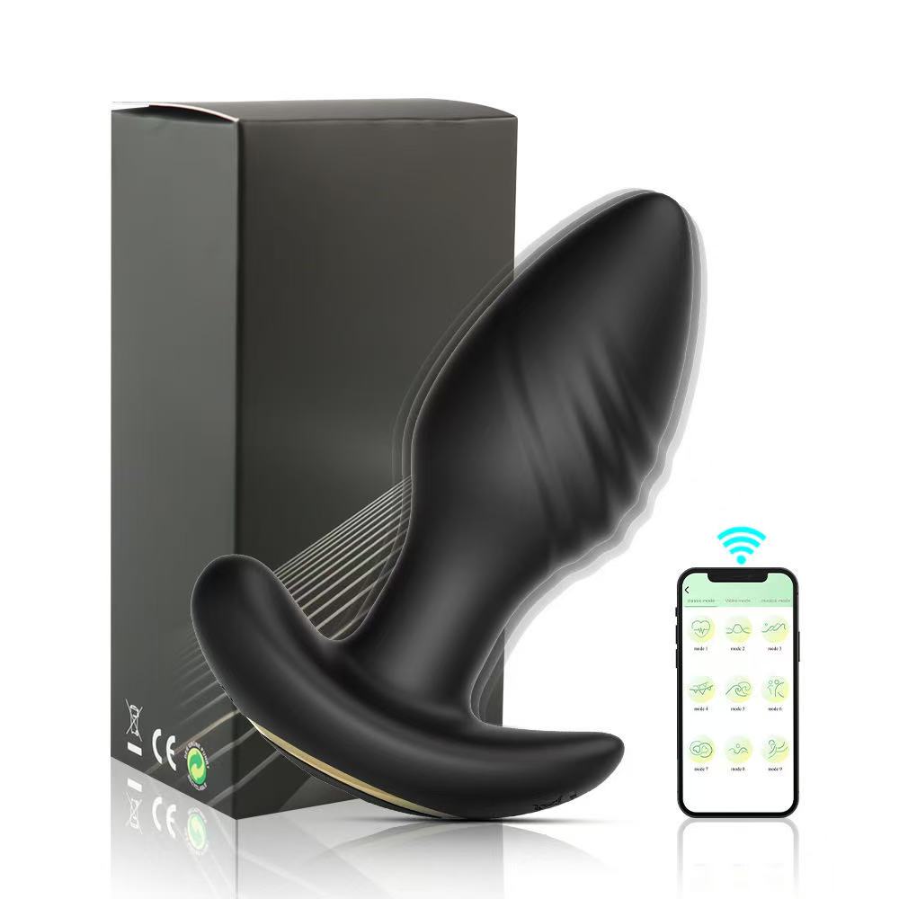 Vibrador Anal Rotatorio 360° con Control por App — Sumergible
