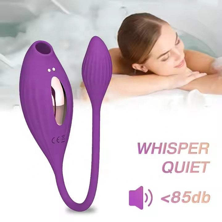 Vibrador Punto G con Succión · 10 Vibraciones + 5 Modos de Succión Recargable