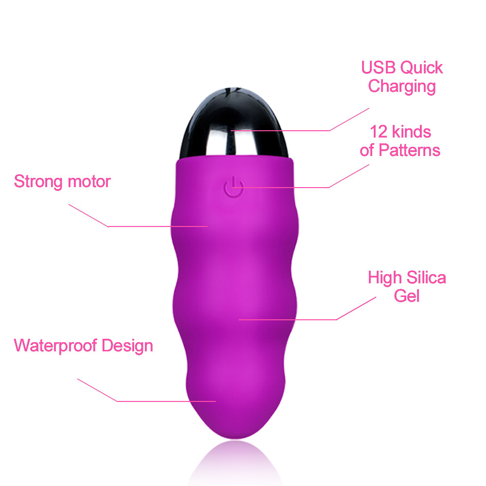 Huevo Vibrador Recargable con Control Remoto – Estimulación Inalámbrica