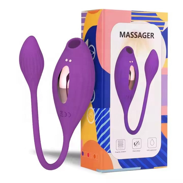 Vibrador Punto G con Succión · 10 Vibraciones + 5 Modos de Succión Recargable